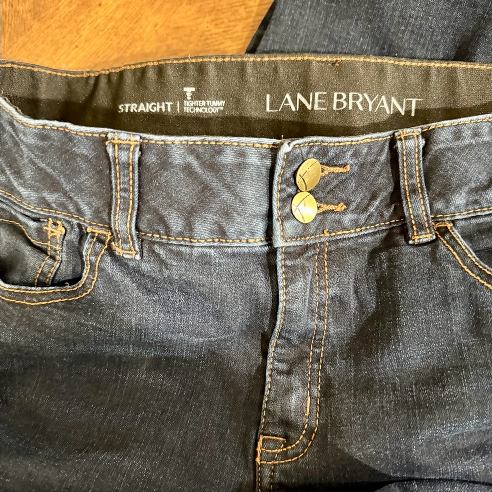 Lane Bryant Indigo Straight Leg Jeans - Picture 4 of 5